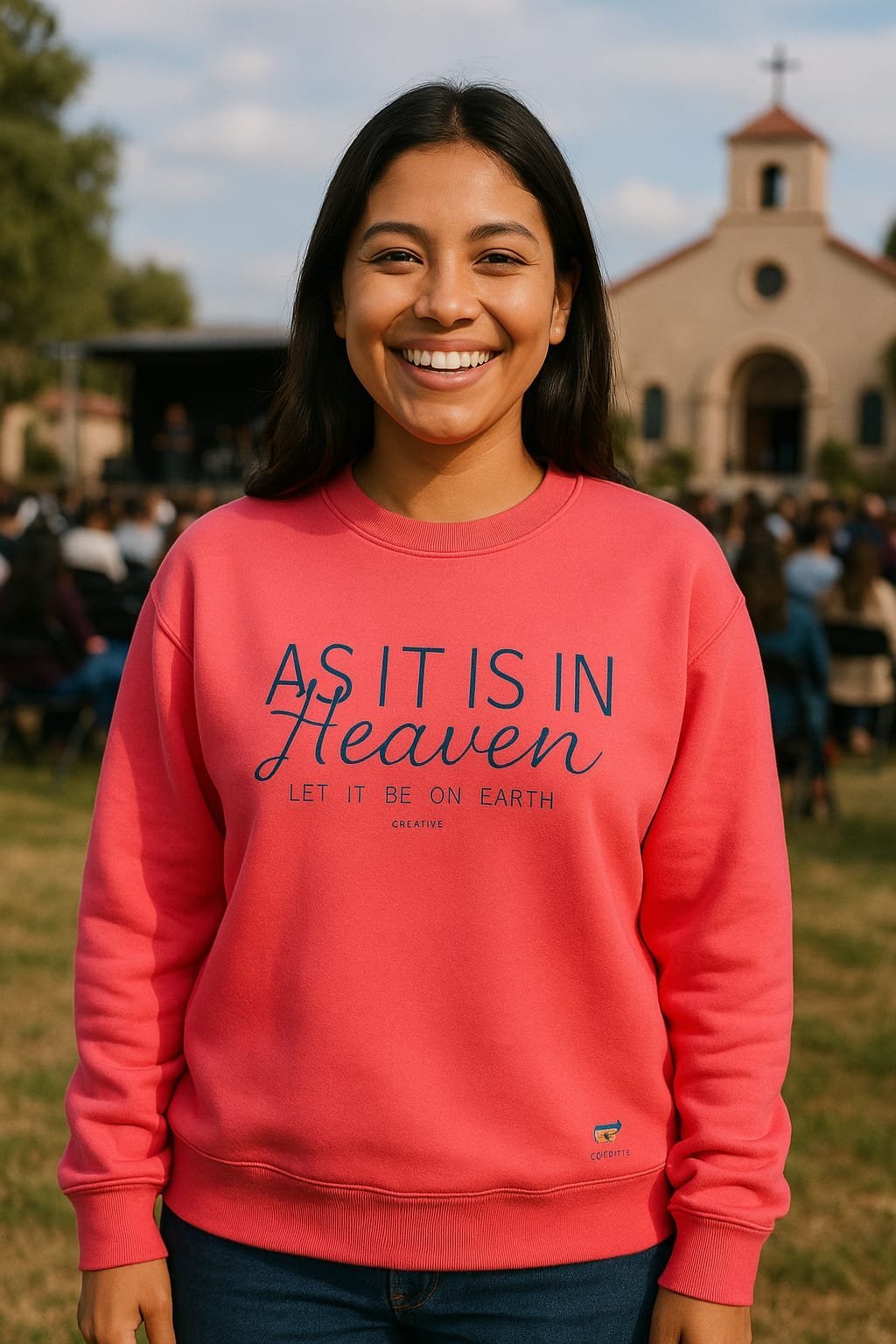 As It Is in Heaven Christlike 100% Premium Sweater