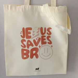 Christlike Premium Cotton Christian Tote Bag